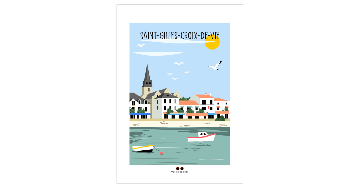 Affiche Saint Gilles Croix De Vie